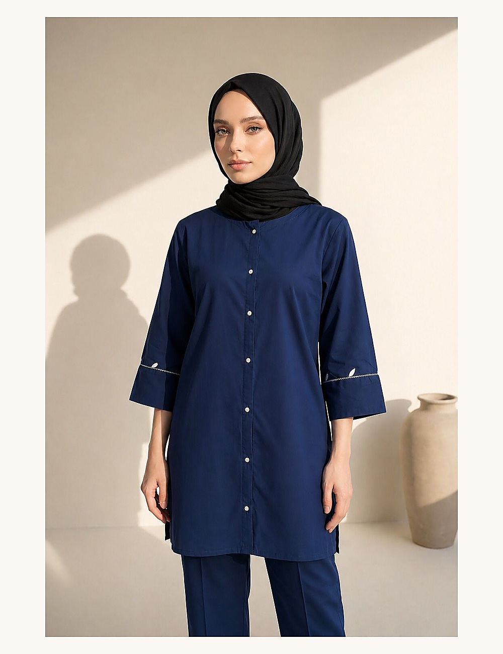 Navy Blue Co-ord Set — YAR by Ayesha Rizwan