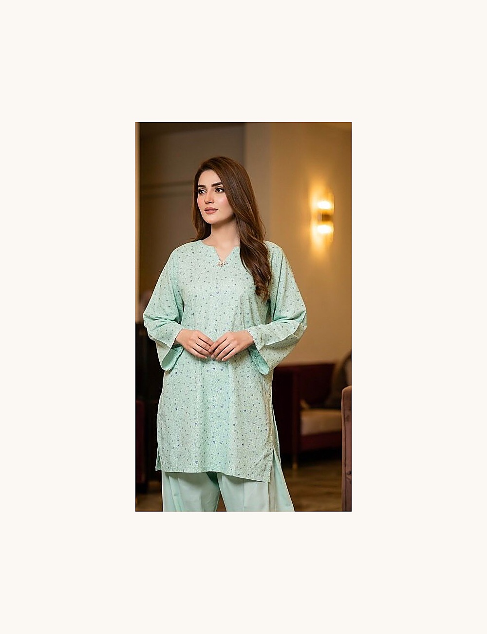 Mint Farshi Set — YAR by Ayesha Rizwan